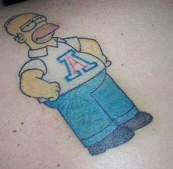 UA fan tattoos